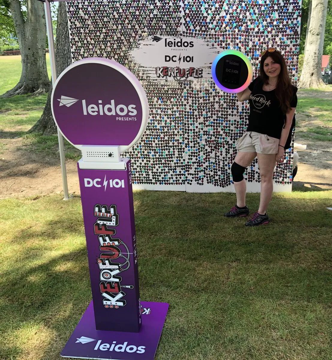 Branded photo booth for a corporate activation
