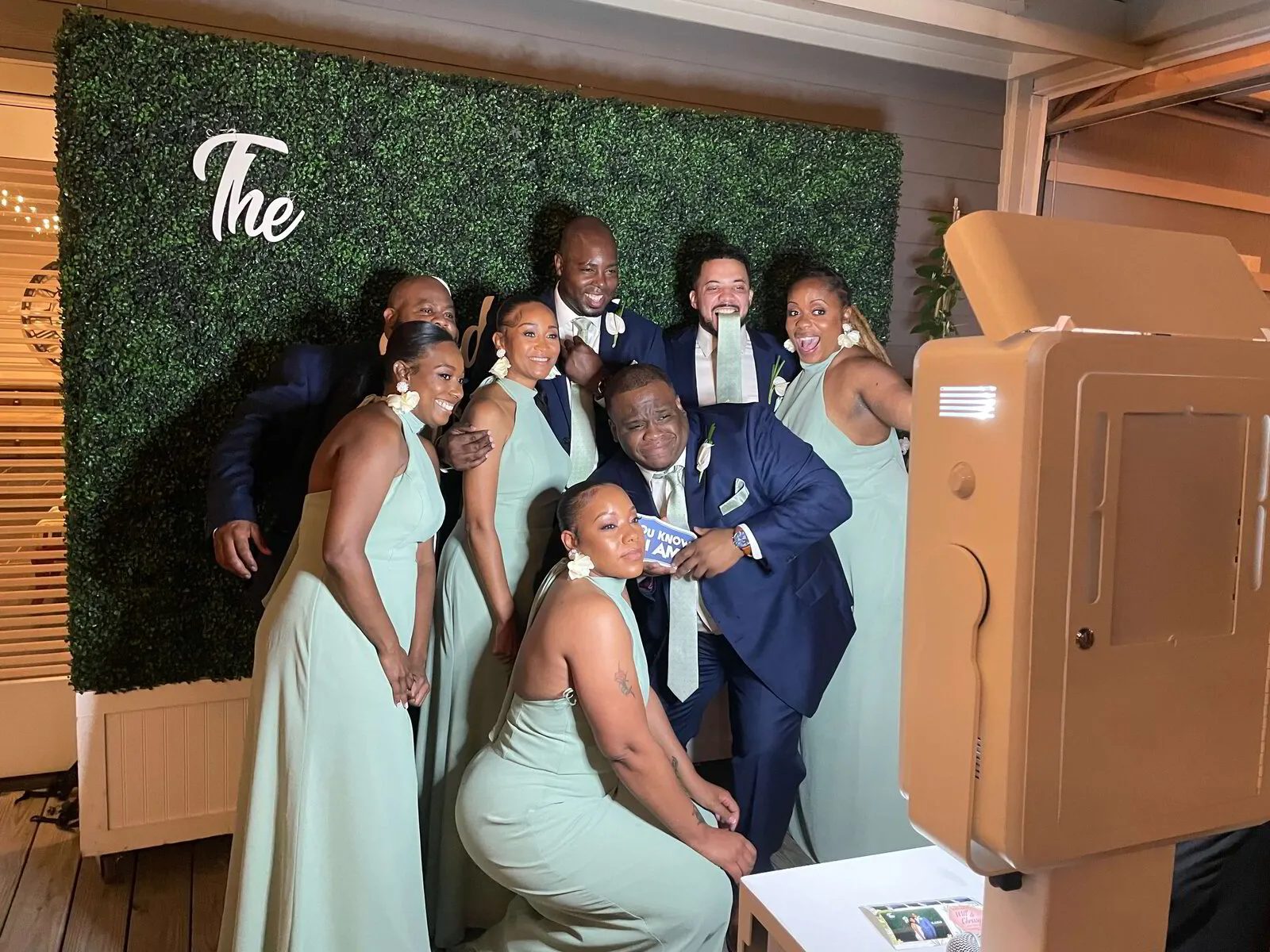 Wedding photo booth in North Beach