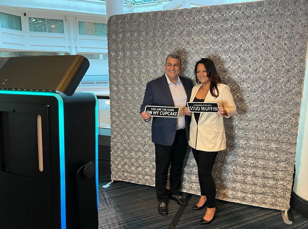 Corporate photo booth in Ellicott City