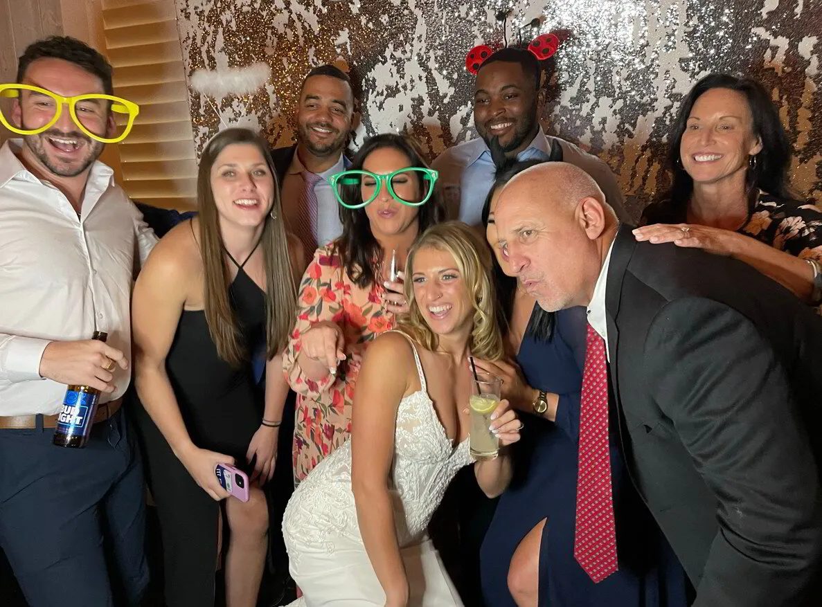Wedding photo booth in Ellicott City